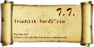 Truchlik Terézia névjegykártya